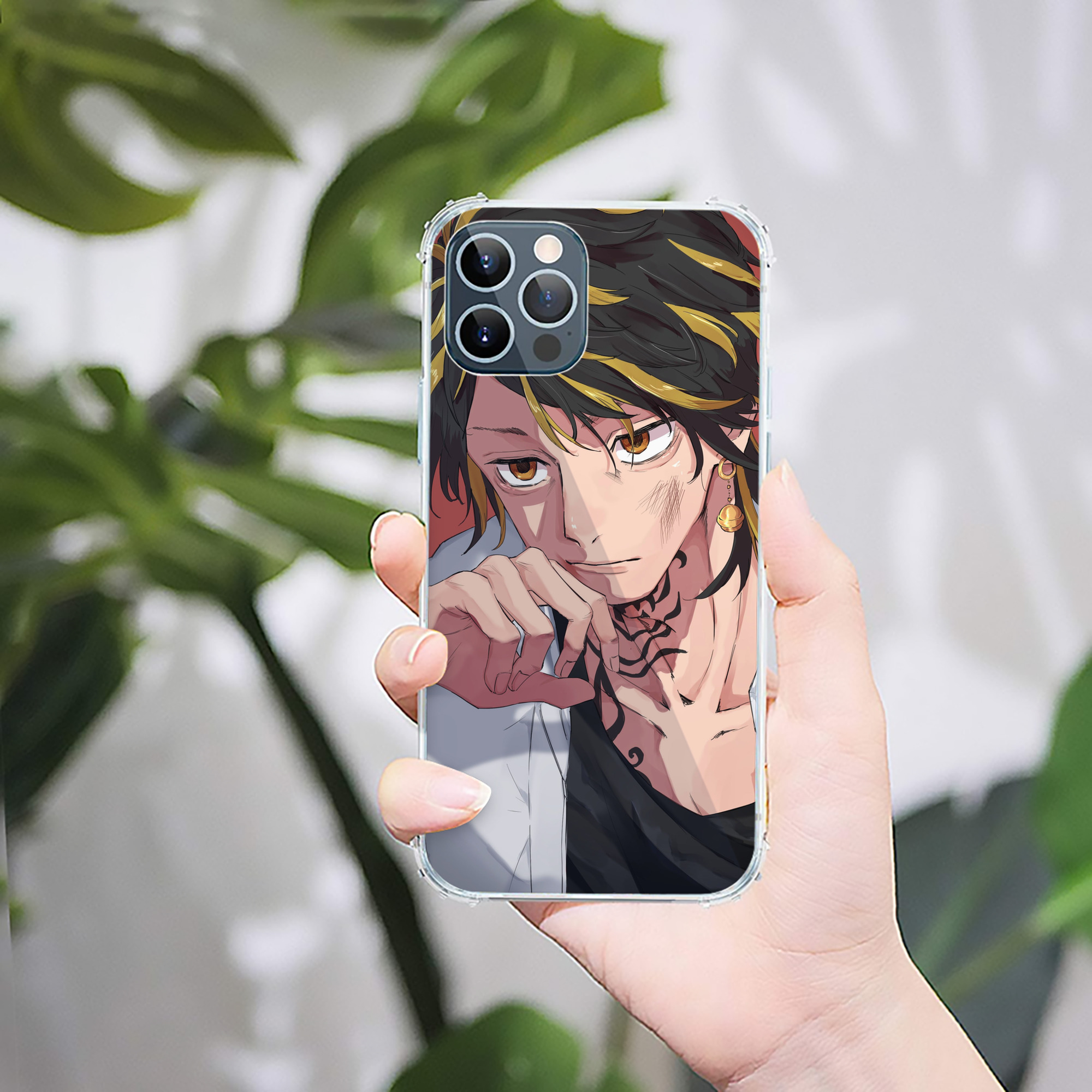 （画像用） 東京リベンジャーズ Tokyo Revengers 【iPhone 12シリーズ対応】透明スマホケース（クリアソフトケース）